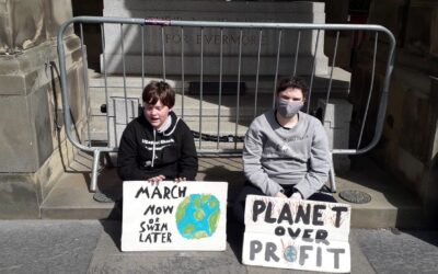Climate Strike Week 180 and Volunteering at the Lorde Solar Gig in Edinburgh