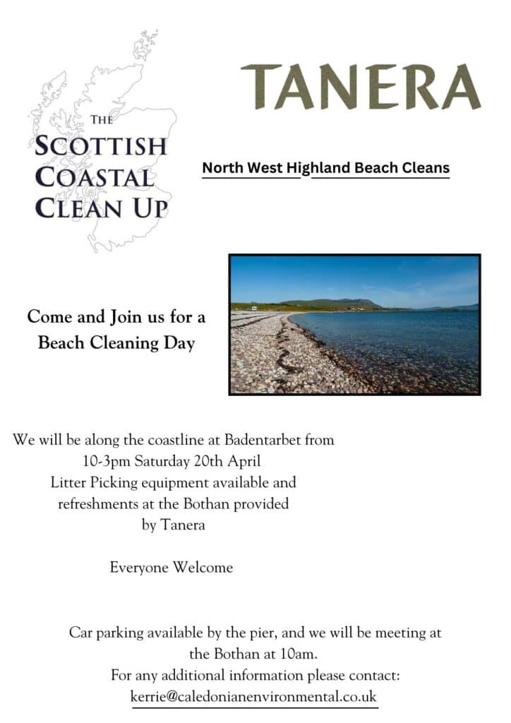 Tanara beach clean poster