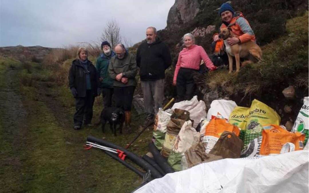 Volunteers Beach Clean Loch Clash Kinlochbervie December 2024